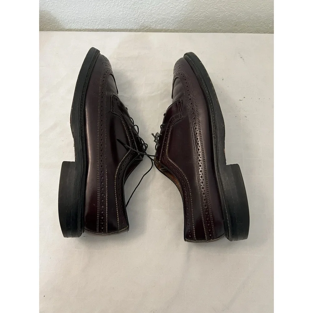 O'SULLIVAN Mens Oxfords Size 11‎ Dark Brown Wingtip Leather Dress Shoes Lace Up